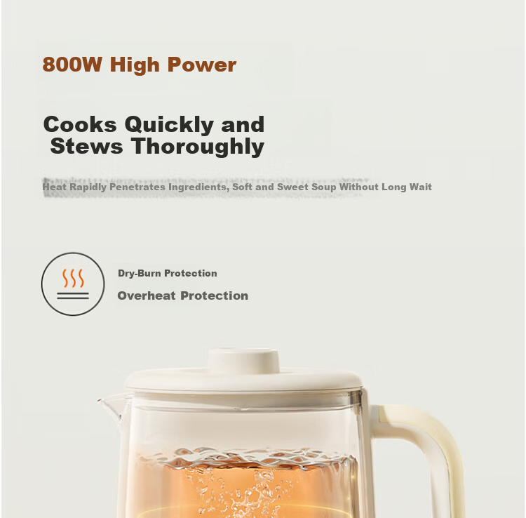 Joyoung 1.8L Multifunctional Temperature-Controlled Tea Maker Health Pot 316L Stainless Steel Office Electric Kettle K18D-WY601 5