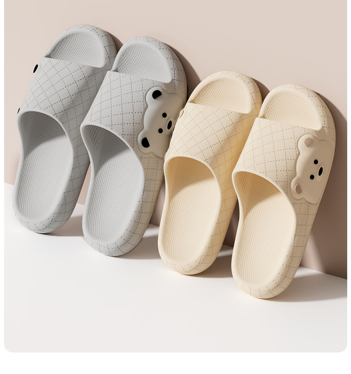 Lidani Men's Indoor Bathroom EVA Slippers Couple Wedding Home Cute Slippers for Men and Women 14