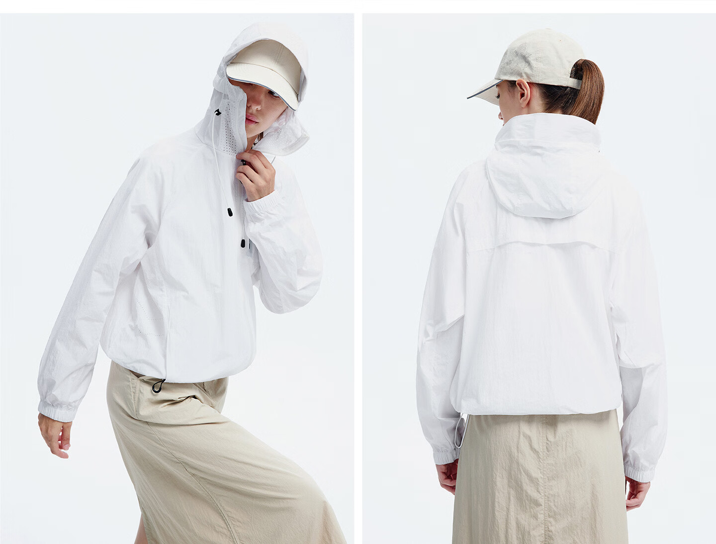 NVG·YOUNG Small Sailboat [Fashion Week Edition] Women's Lightweight Breathable Hooded Jacket Summer Outdoor Water-Repellent Mountaineering Coat 20