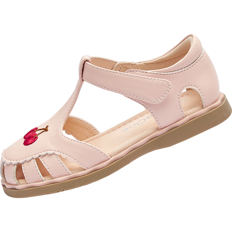 Balabala Kids Sandals Girls 2026 Summer New Delicate Embroidered Breathable Casual Water Shoes Princess Shoes