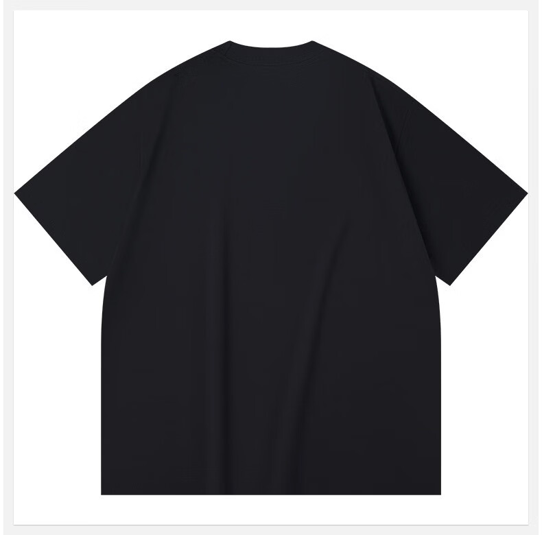 :CHOCOOLATE IT American Casual Cotton Short Sleeve T-Shirt Unisex Couple Summer New Pearl White L 4
