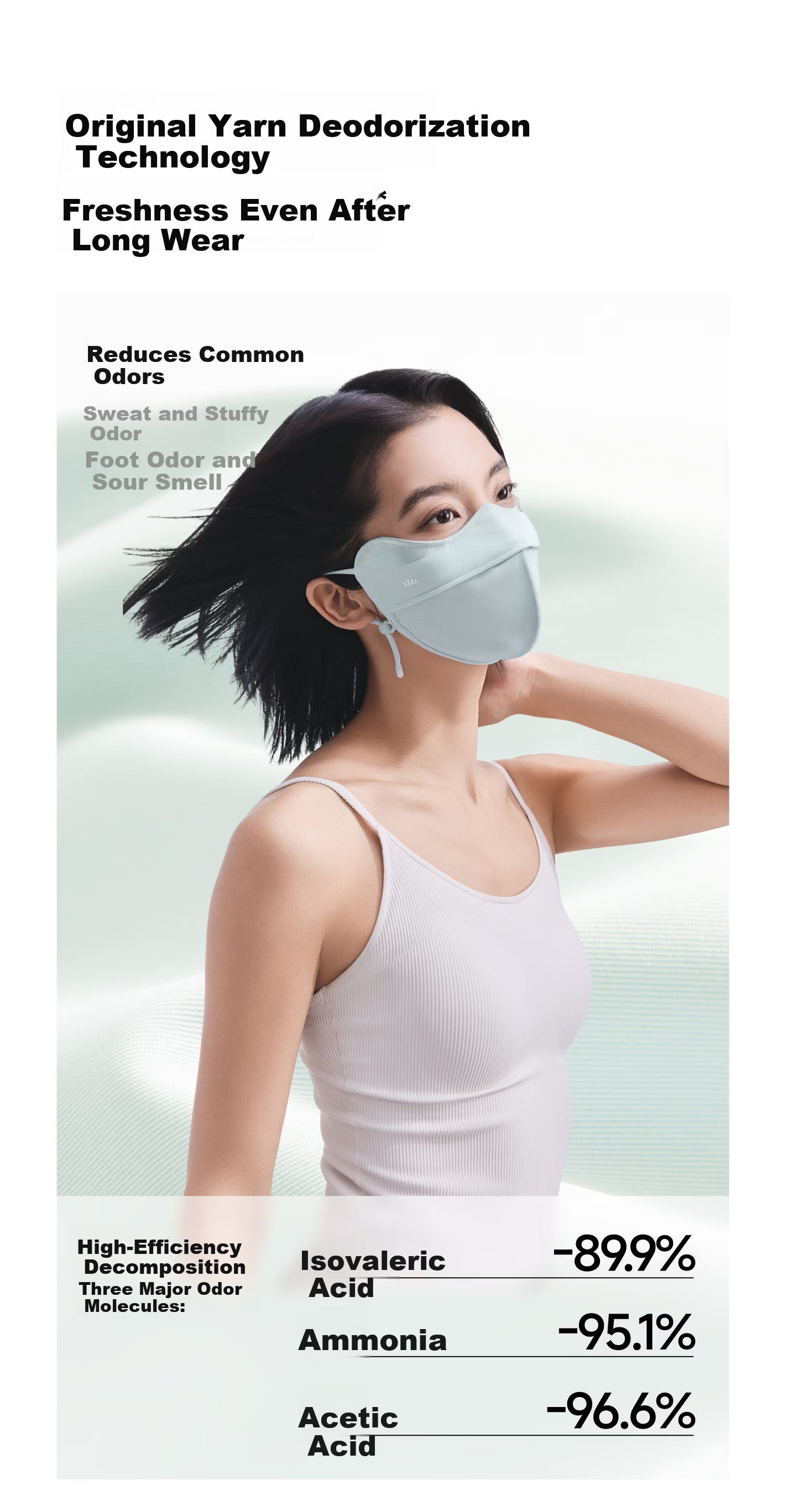 Beneunder 3D Sun Protection Mask for Women Full Face UV Protection Mask Face Bikini High-Value Beige White 18