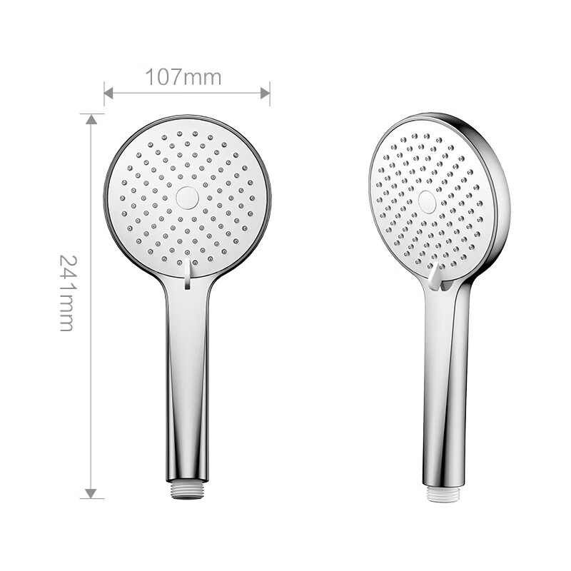 JOMOO Handheld Shower Head Bathroom High-Pressure Three-Function Silicone Anti-Scale Shower Sprayer