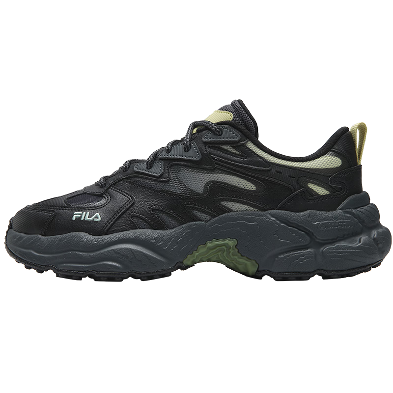 FILA Official Fern Leaf Men's Dad Sneakers 2026 Summer Breathable Casual Sports Shoes