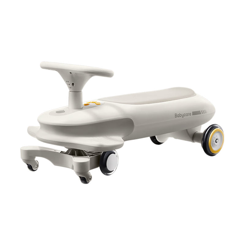Babycare Noah Twist Ride-On Anti-Tip Toddler Scooter Rocking Car Baby Glide Toy 3-6 Years Micro Light Titanium