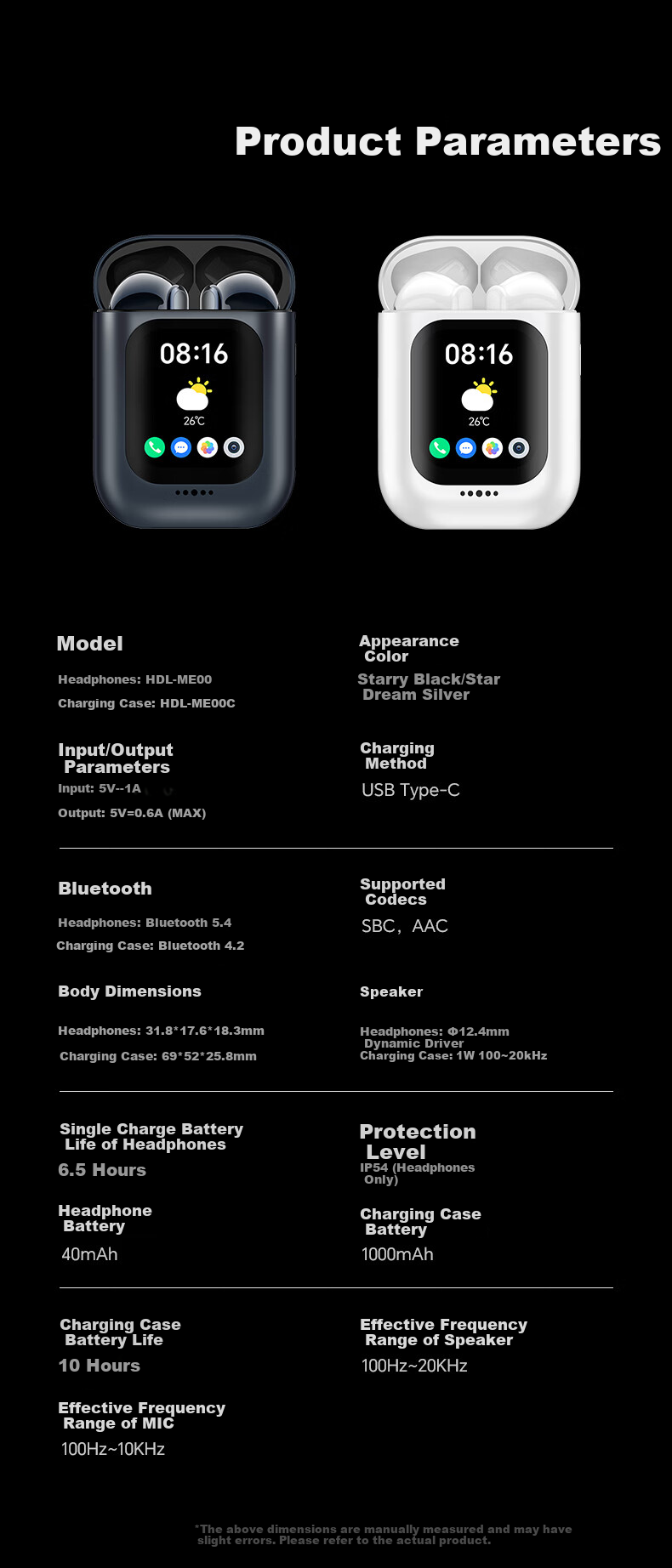 Honor Choice AI Call Earphones Honor Earphones Bluetooth Earphones Small Screen Phone Youth Earphones Social Communication Photo Study Helper Voice Companion Star Dream Silver 14