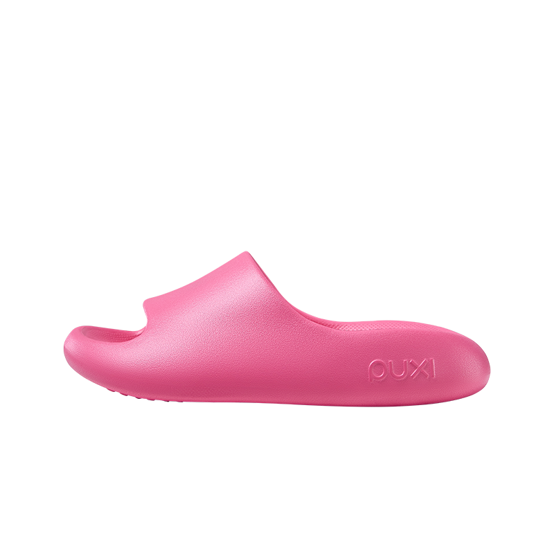 Poxi Soft Cake Slippers for Women, Thick-Soled Squishy Feel Indoor Non-Slip Slippers for Men, Raspberry Pink, Size 37-38