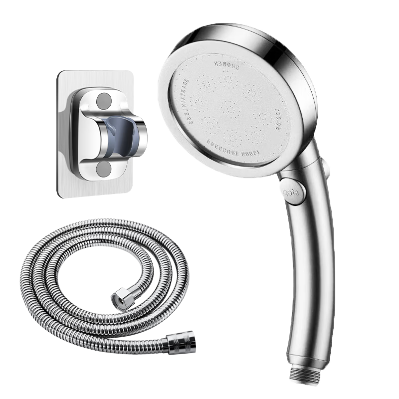 MUGE Bathroom High-Pressure Shower Head Set with Large Pressurized Rotatable Handheld and Overhead Dual-Use Rainfall Shower Panel