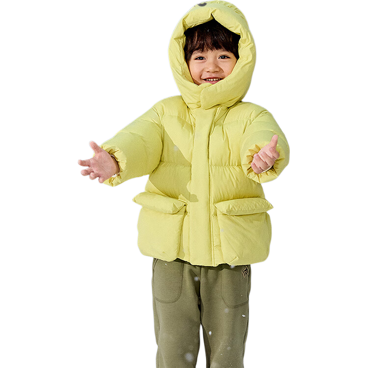 BALABALA Kids Down Jacket Baby Girls Boys 2025 Winter Thickened Warm Coat Baby Puffer Jacket
