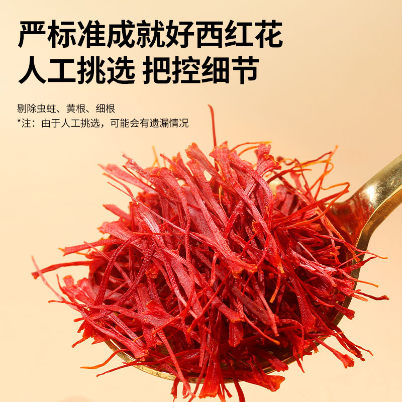 同仁堂品牌 西红花6g藏红花礼盒实用长辈礼品见家长送妈妈生日特别礼物