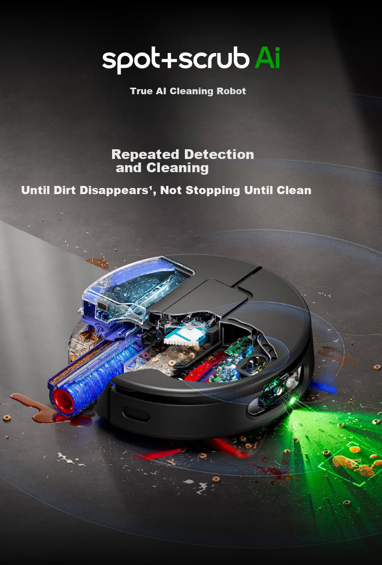 DYSON Spot+Scrub AI Robot Vacuum Cleaner Intelligent Sweeping and Mopping Robot Fully Automatic Cleaning 3