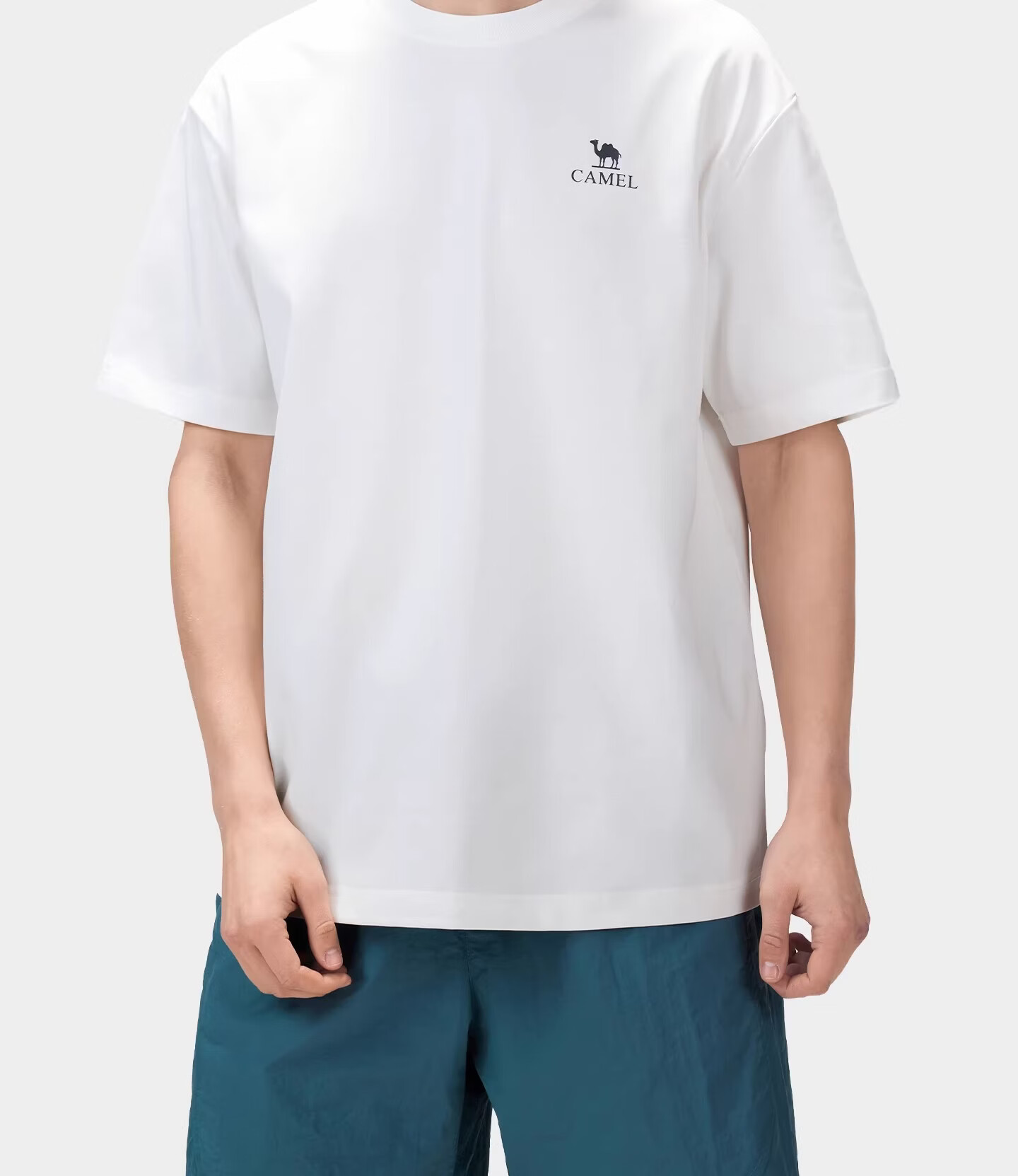 CAMEL Outdoor Quick-Dry T-Shirt Unisex Spring Summer 2026 Short Sleeve Breathable Sweat-Absorbing Cotton Hiking Mountaineering Sports Top 9032 12