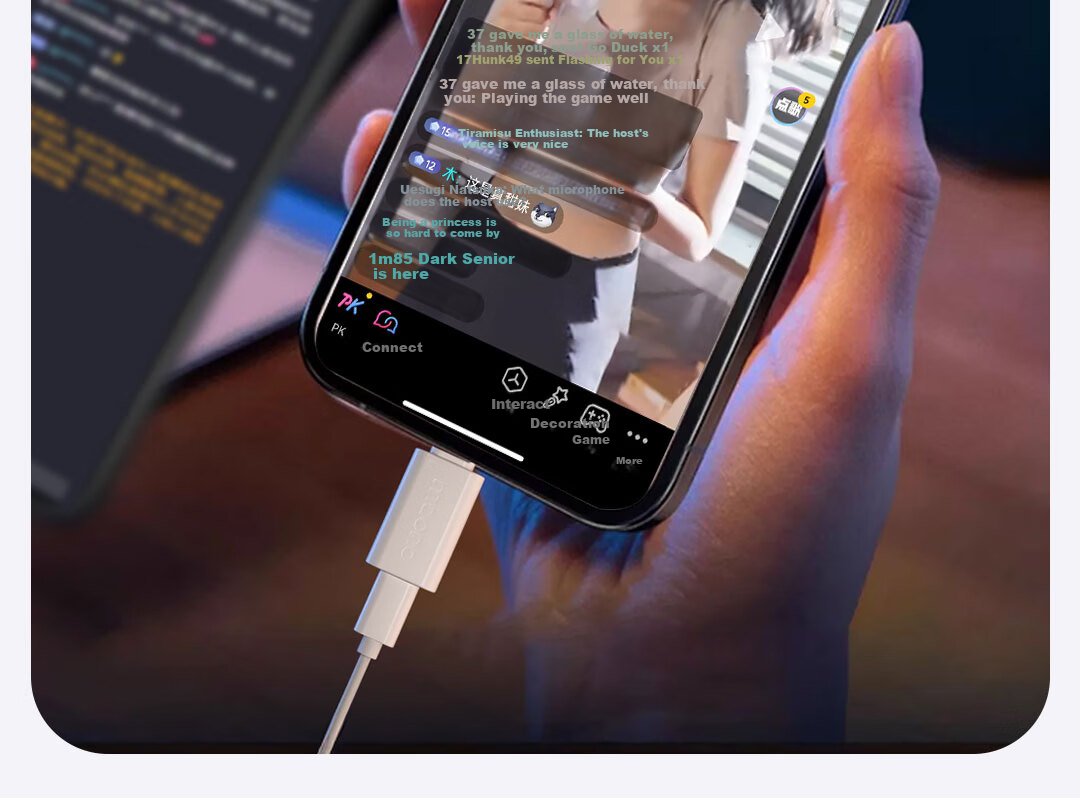 Maono Wireless Microphone Live Singing KTV Condenser Microphone Professional Built-in Sound Card Computer Mobile Recording Dedicated Device Software Reverb Tuning DM40Live Desktop Model 23