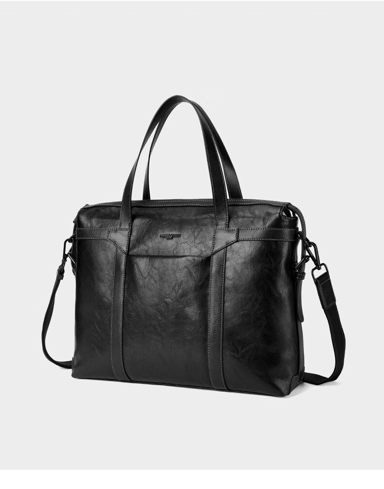 Pierre Cardin Business Commuter Lightweight Large Capacity 16-Inch Briefcase Handbag Birthday Gift for Boyfriend Husband 15