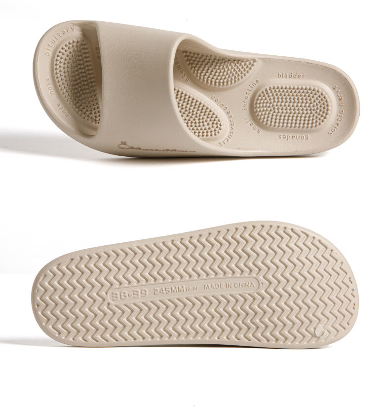 MashiMaro Women's Home Bathroom Shower Massage Sole Non-Slip Slippers Men's Sandals 13