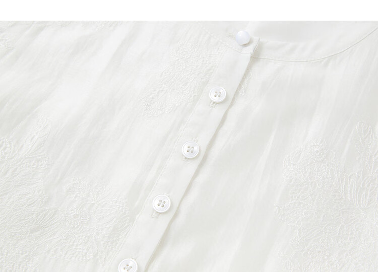 Demana Luxurious Tencel Spring Urban Lady Embroidered Lace-Up A-Line Lightweight Petite Women's Dress 11
