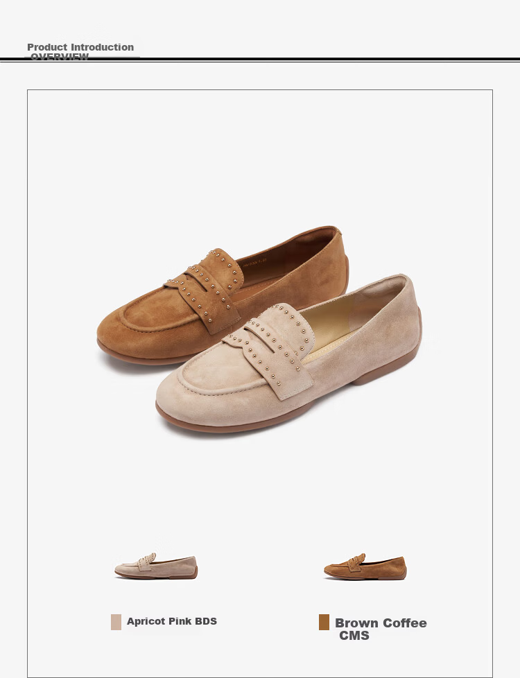 Le Saunda Round Toe Casual Sheepskin Low Heel Loafers Women 12602 Brown Coffee CMS 37 1