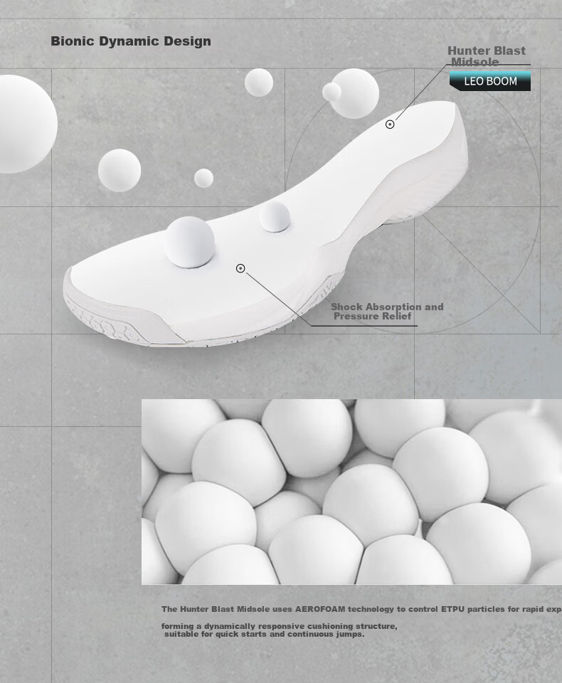 KUMPOO Featherlight D99 Badminton Shoes Anti-Twist Shock Absorption Non-Slip Button Lace Unisex White/Black Size 40 7