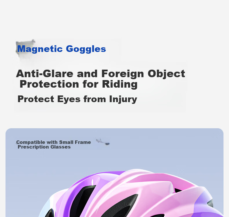 Kids Balance Bike Helmet with Goggles Professional Riding Skateboarding Ice Skating Protective Set for Boys and Girls 14