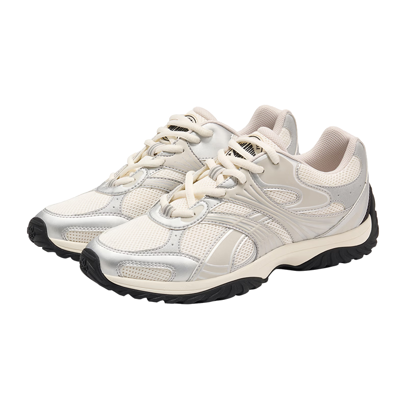 PALLADIUM Spring New Versatile Sports Casual Women's Mesh Breathable Running Shoes Off-White Single Layer Size 37