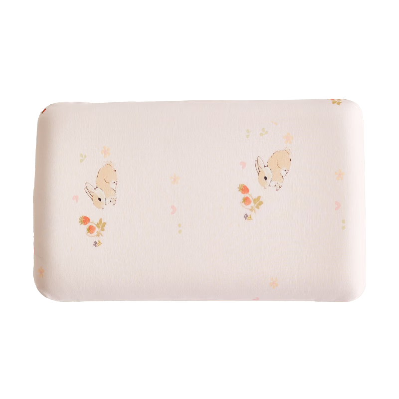 Luolai Children's Pillow Baby A-Class Memory Pillow 100% Cotton Spine Protection Memory Foam Core 1-3 Years Approx. 3cm