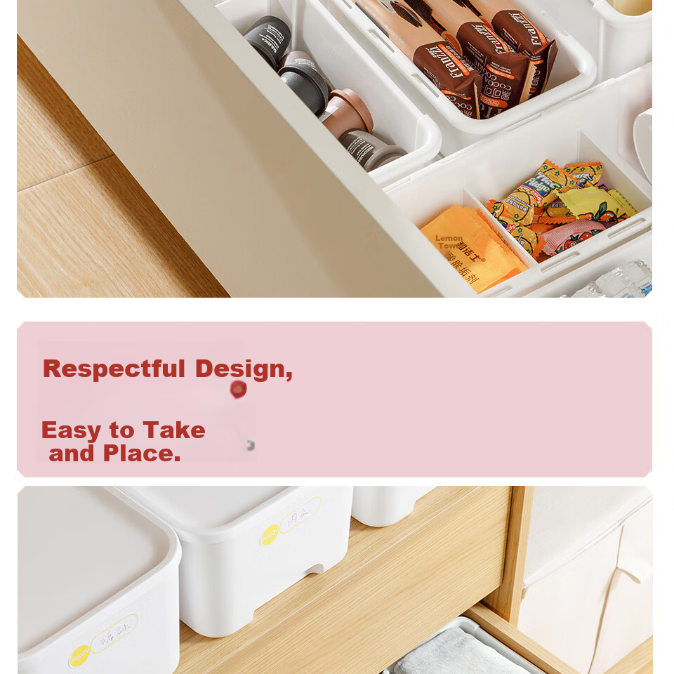 Jicang Extendable Drawer Storage Box, Desktop Organizer, Right-Angled Miscellaneous Office Stationery Storage Box, Sorting Container 8