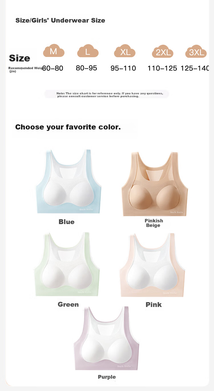 FitonTon 2-Pack Junior Girls Thin Developmental Sports Bras Summer Anti-Shock Tank Tops Invisible Nude 17