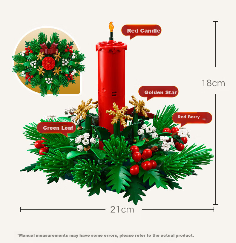 LEGO 40743 Christmas Desktop Decoration Building Blocks Toy for Boys and Girls Birthday Gift Ornament 2