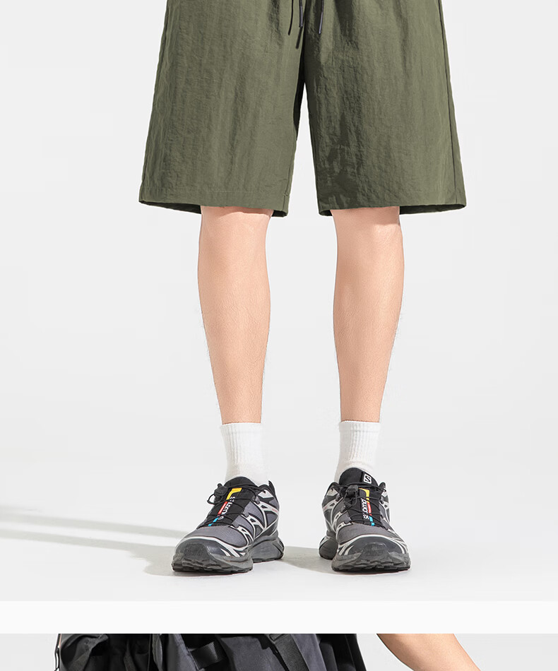 GENIOLAMODE Semir Group Men's Summer New Mountain Style Outdoor Breathable Casual Five-Point Shorts 16