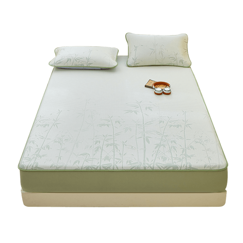 Dohia Class A Baby Cooling Ice Silk Washable Jacquard Fitted Sheet Summer Antibacterial Cooling 1.5x2m Bed