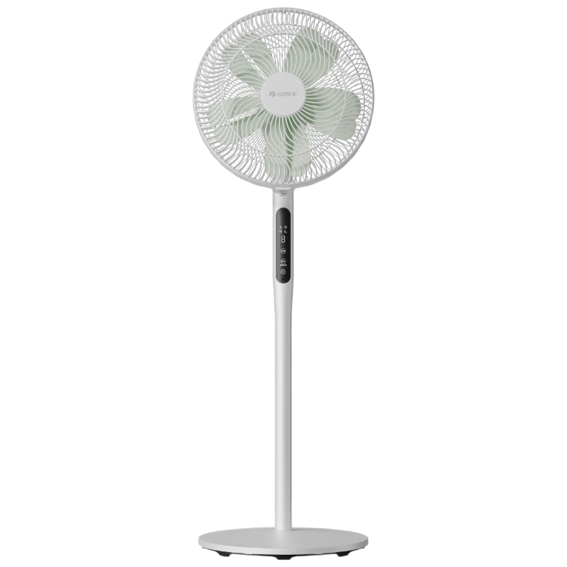 GREE [Flower Elf Ultra] Level 1 Energy Efficiency DC Inverter Quiet Energy-Saving Voice-Controlled Floor Fan for Bedroom High Airflow