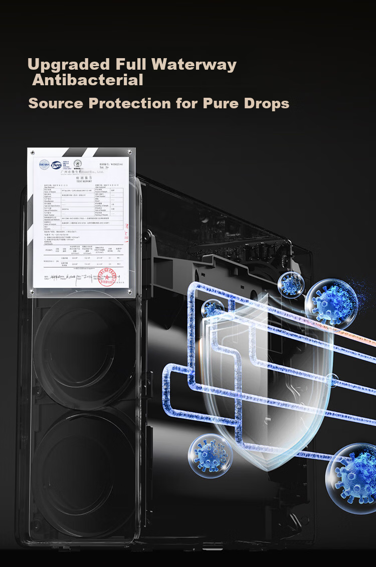 JD Jingzao Lingxi Feiyue 1800 Home Water Purifier with 0 Scale Inhibitor DuPont Dow RO Membrane Baby Safe Reverse Osmosis 1600G Flow Rate 4.75L/min 10