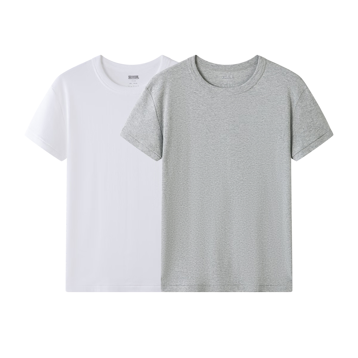 Yiershuang [Class A Baby Cotton 10A Antibacterial] 100% Cotton Short Sleeve Men's Basic T-Shirt Undershirt