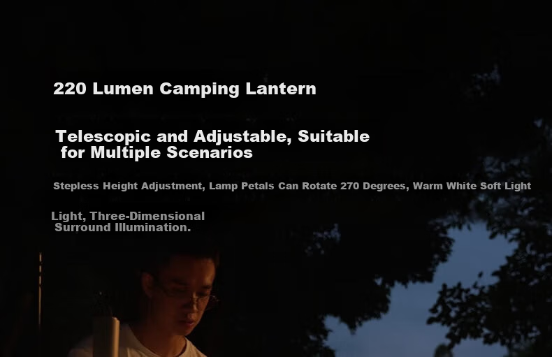 NexTool Outdoor Home Multifunctional Wukong Camping Lantern Tent Ambient Rechargeable Hanging Light Adjustable Height Flashlight 12