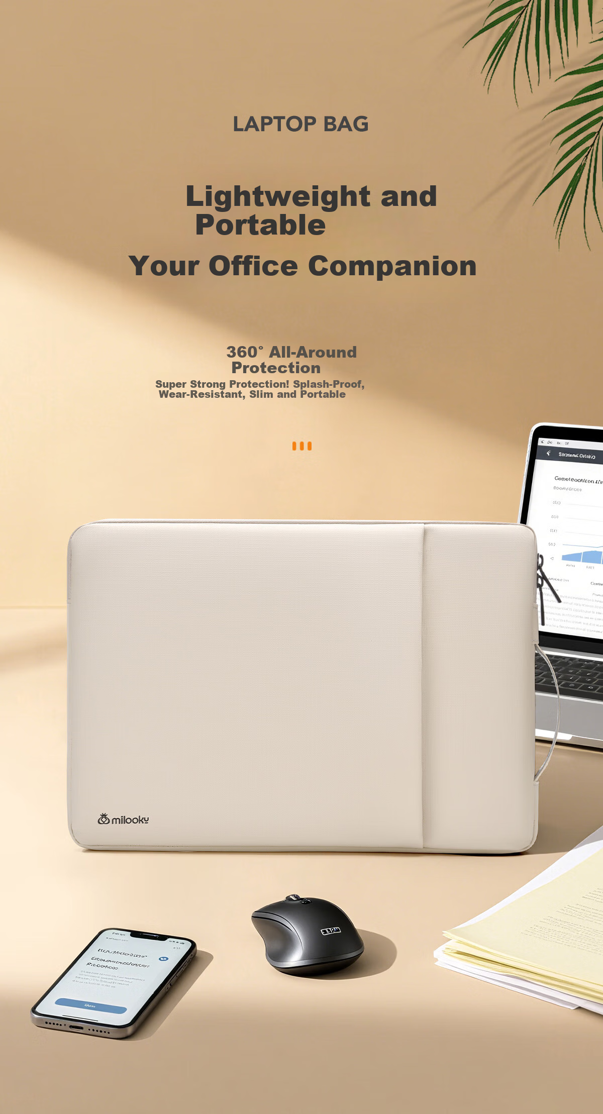 DIY Workshop Laptop Sleeve Compatible with Apple MacBook Air 13.6", Pro 13", Huawei, Lenovo, Xiaomi, Dell Lightweight Portable Laptop Case for Men and Women 1