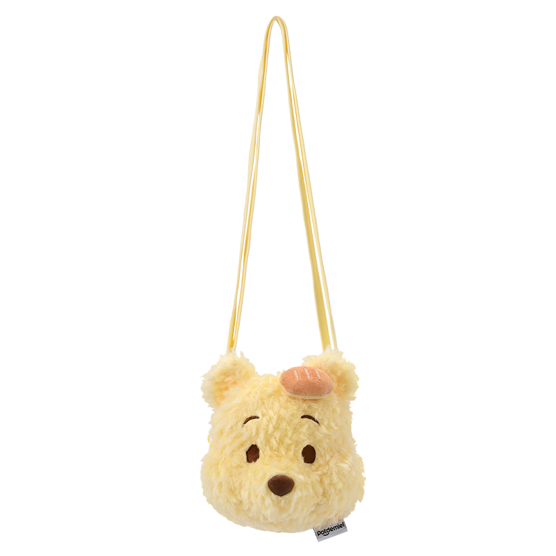 Disney Winnie The Pooh Bread Baby Crossbody Bag, Cute Handbag, Versatile Casual Creative Birthday Gift for Women, Practical Present for Girlfriends