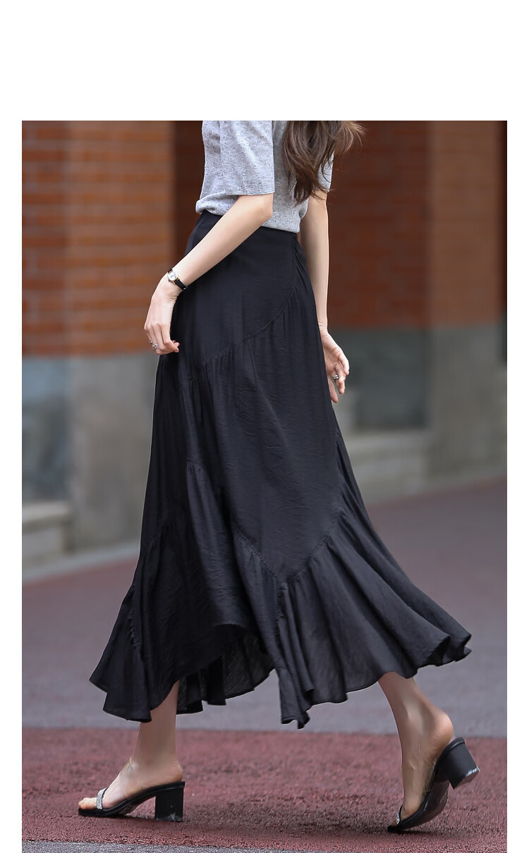Demana [Artistic Utopia] Spring Design Irregular A-Line Fairy Pleated Mini Skirt for Women 14