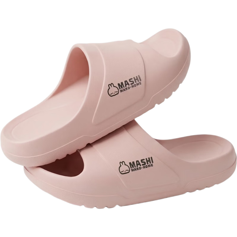 MashiMaro EVA Casual Unisex Slippers Couple Home Bathroom Shower Soft Sole Slippers