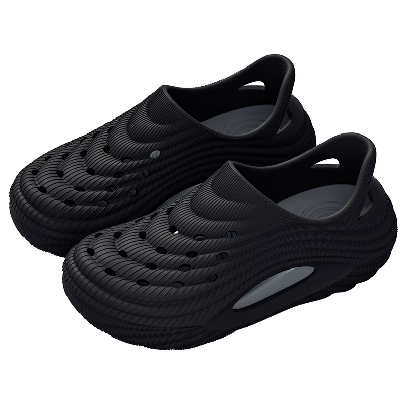 Grace Men's Thick-Soled Clog Sandals Summer Anti-Odor Non-Slip Outdoor Driving Water-Resistant Fully Covered Slippers
