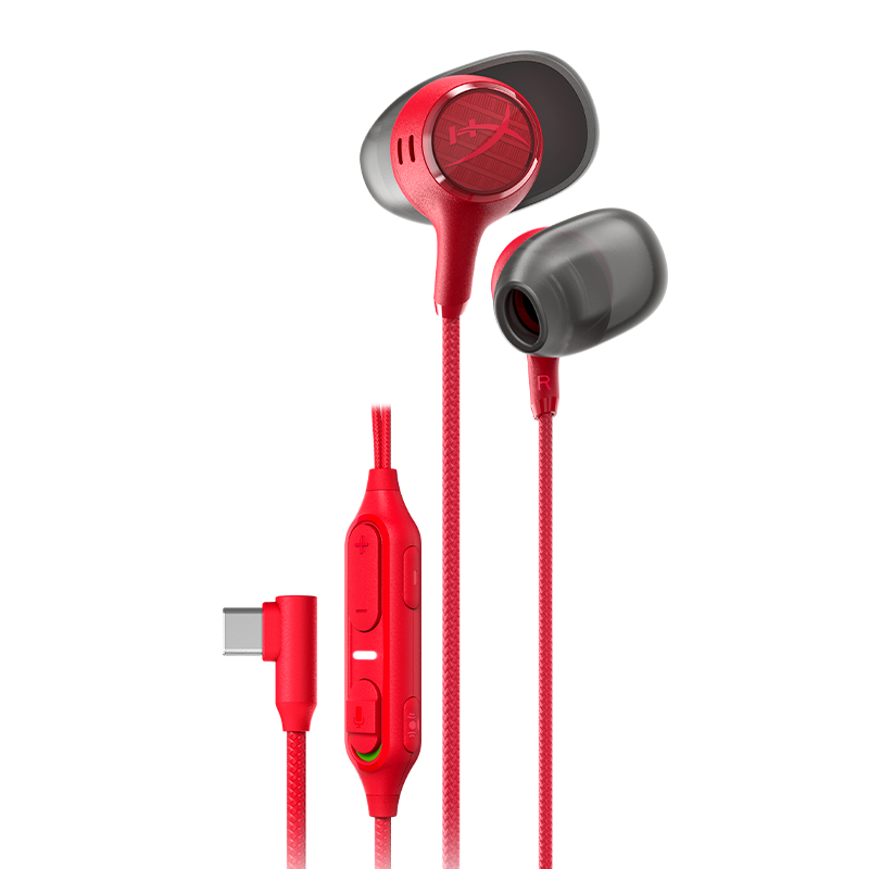 HYPERX Cloud Earbuds III S Lark 3S In-Ear Universal Gaming Earphones with Mic 14.3mm Driver Compatible with Call of Duty: Warzone Lark 3S Red