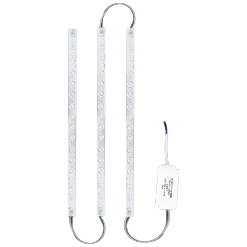 Gongtai LED Ceiling Light Core Retrofit Panel 48W Tri-Color Dimming 50cm One-to-Three Light Strip Module Magnetic Attachment GT-MZTH-48S