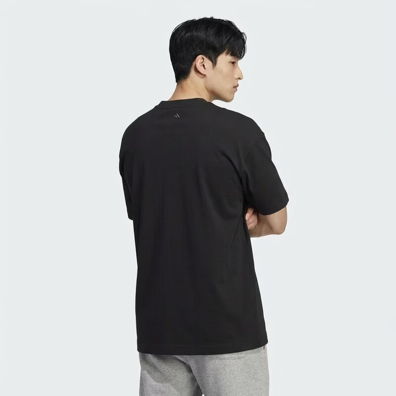 Adidas Men's Basketball Series BB FOUND TEE Short Sleeve T-Shirt KX5680 Black M 2