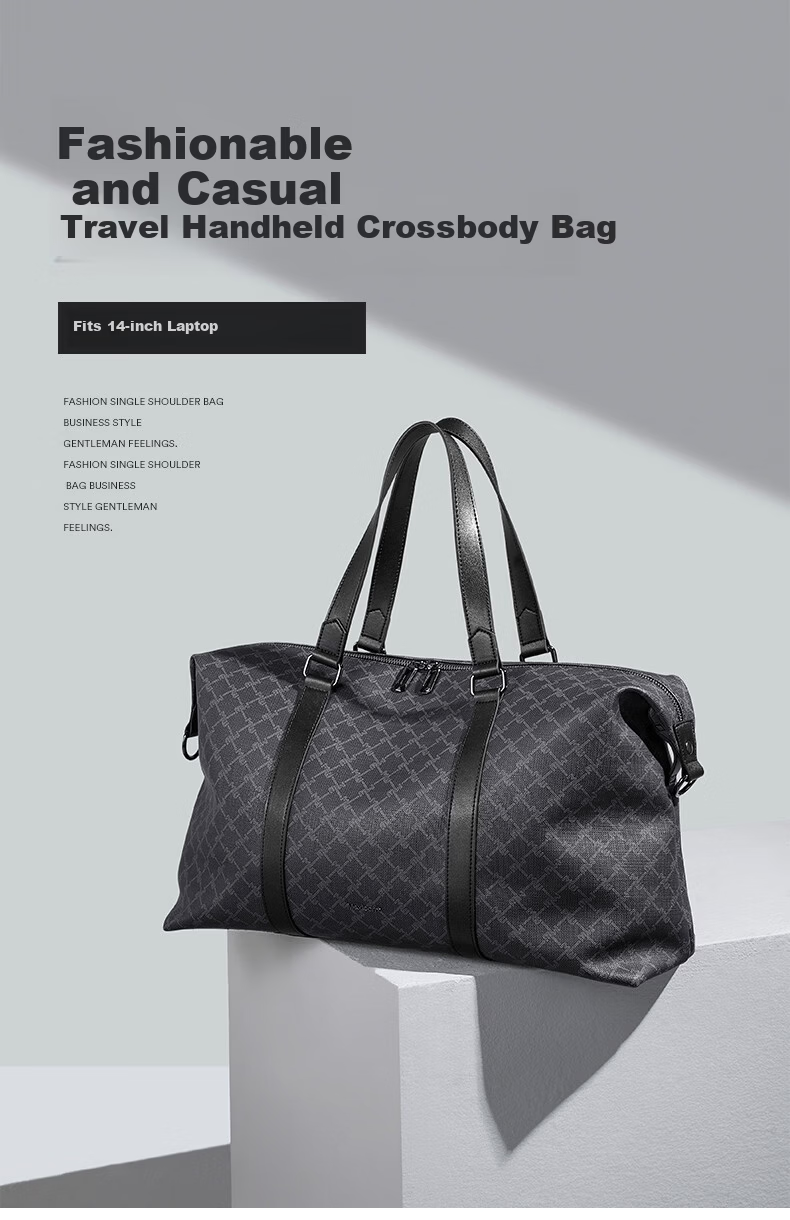 MEXICAN Men's Large Capacity Travel Bag Handheld Short Trip Business Luggage Casual Sports Gym Lightweight Crossbody Bag 1