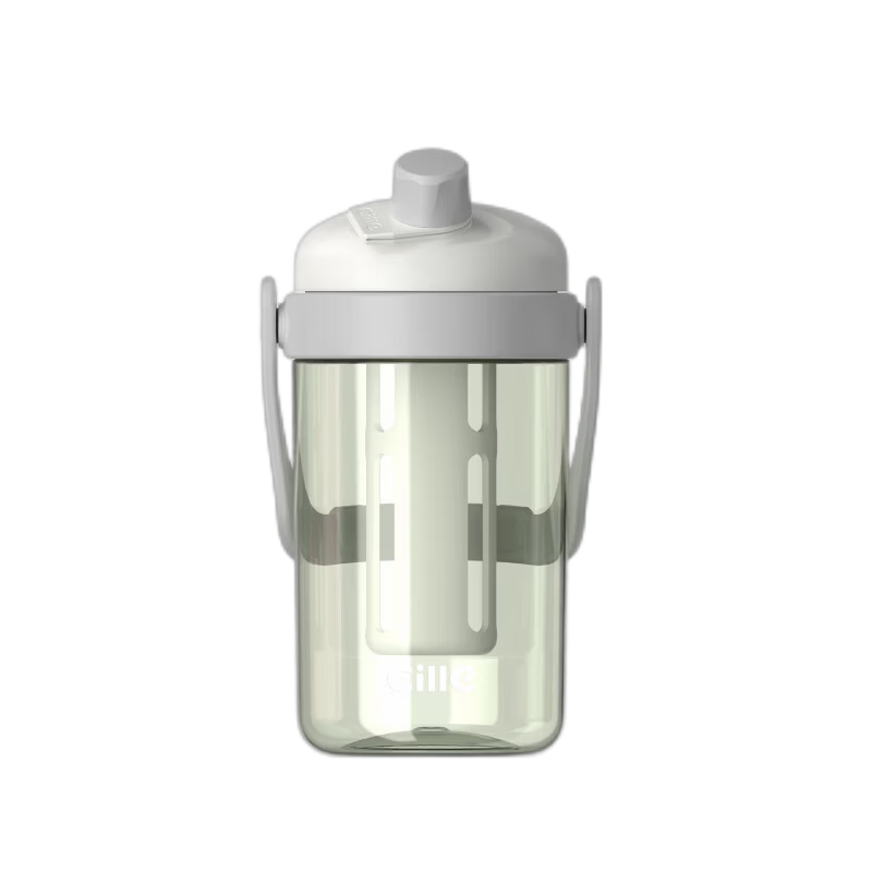 Cille Coffee Cold Brew Pot Tea Fruit Cup Large Capacity Tritan High Temperature Resistant Portable Straw Car Cup for Car Use