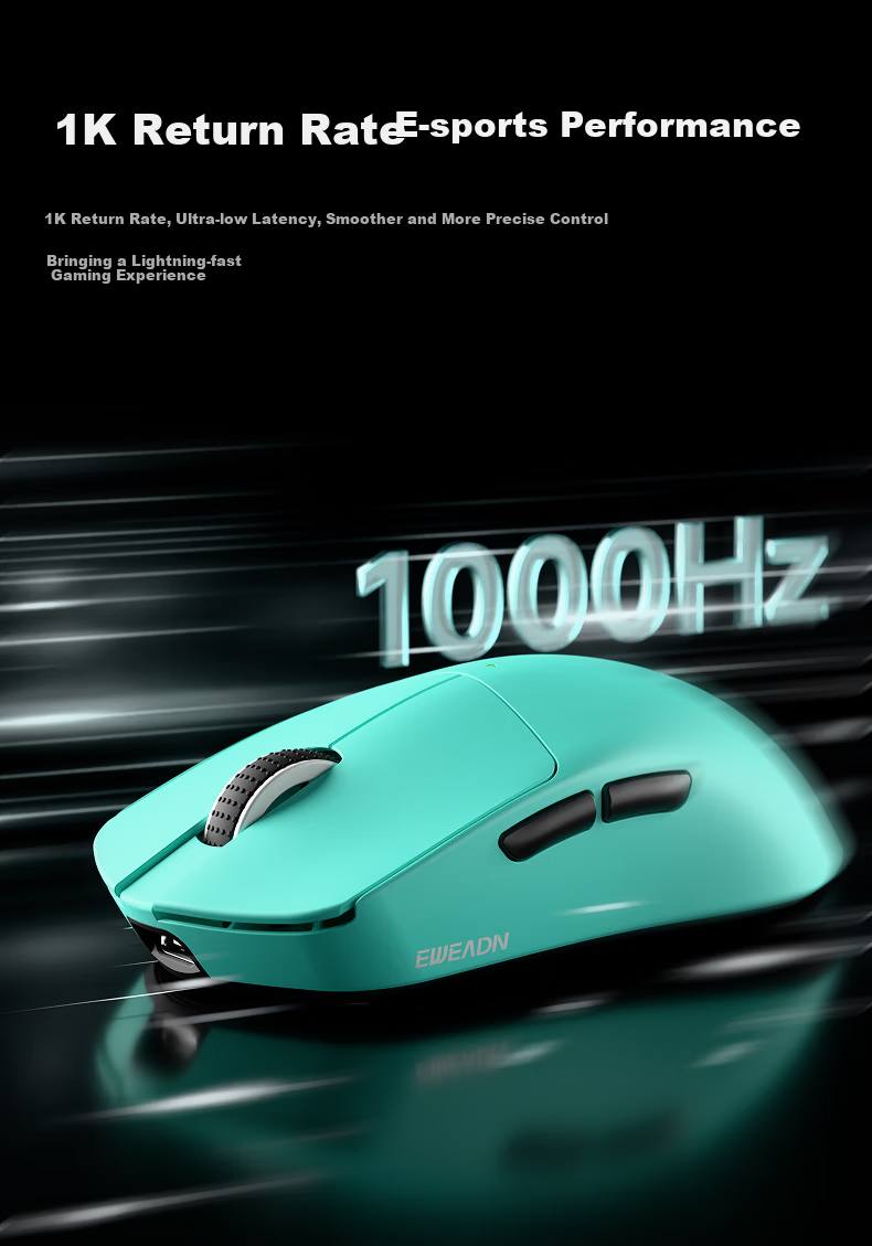 EWEADN X11PRO Wireless Bluetooth Tri-Mode Lightweight Gaming Mouse for Laptop and Desktop Office Use 2