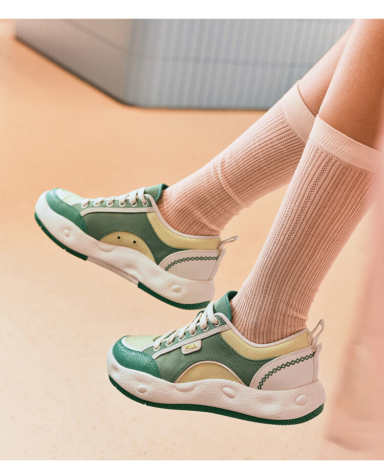 FILAFILA Official Women's COOKIES Retro Canvas Shoes Fashion Casual Sneakers 22