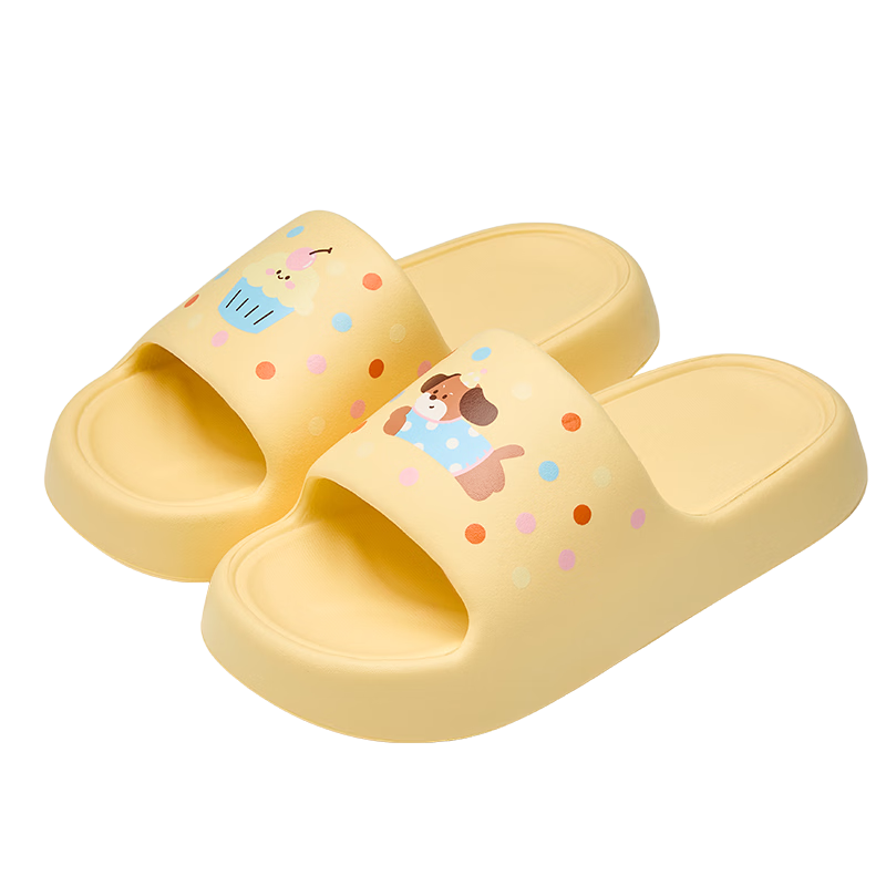 Runrou Thick Sole Slippers for Women Summer 2026 New Indoor Home Non-Slip Height Increasing Soft Sole Cloud Feeling Outdoor Sandals