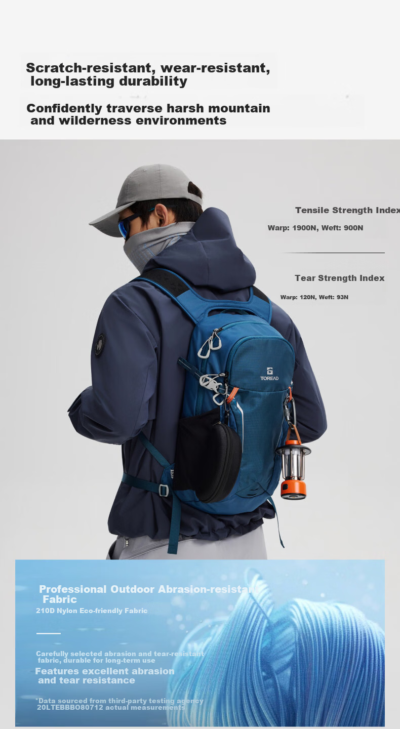 TOREAD OMIN PACK Lightweight Outdoor Hiking Commuter 13L Water-Resistant Backpack Yunfeng White 8
