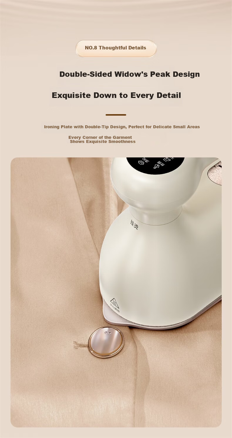 Haier Quick-Go Pro Handheld Garment Steamer, 23g/min Explosive Steam, 250ml Upgraded Detachable Water Tank, Compact Portable Affordable Travel Ironing Machine for Home Use HY-GW2502W 12