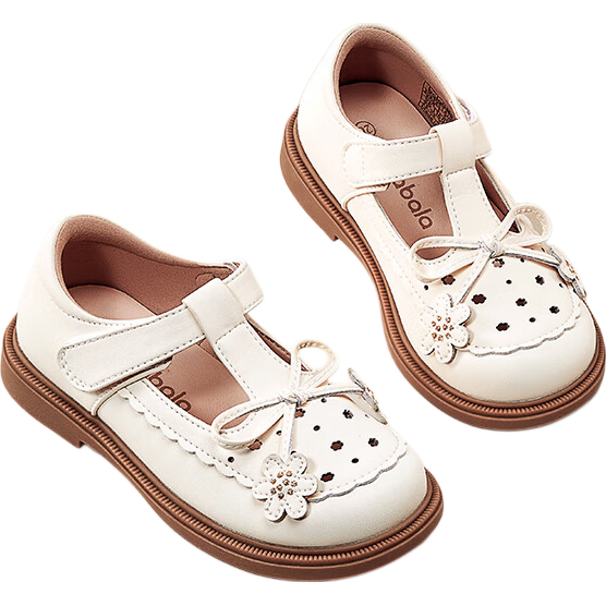 BALABALA Kids Princess Shoes Girls Sandals 2025 Summer Sweet Bow Hollow Out 208225141010